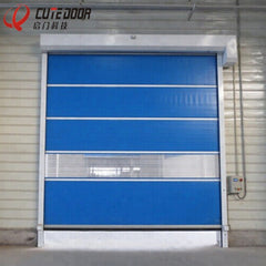 Stainless steel door frame high speed PVC plastic roller shutter folding roll up door on China WDMA