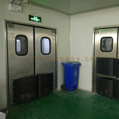 Stainless steel double action swinging traffic doors for commercial kitchens on China WDMA