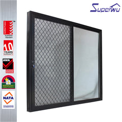 Strong Quality standard aluminum burglar proof sliding glass doors on China WDMA