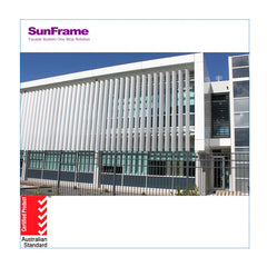 Sun Frame OEM Aluminum Exterior Shutter Louvered Windows Aluminum Window Louver Price on China WDMA