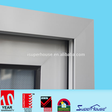 Superhouse AS2047 standard 4panel sliding window tinted glass aluminum window and doors on China WDMA