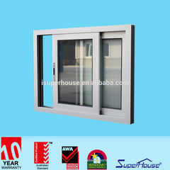 Superhouse AS2047 standard 4panel sliding window tinted glass aluminum window and doors on China WDMA