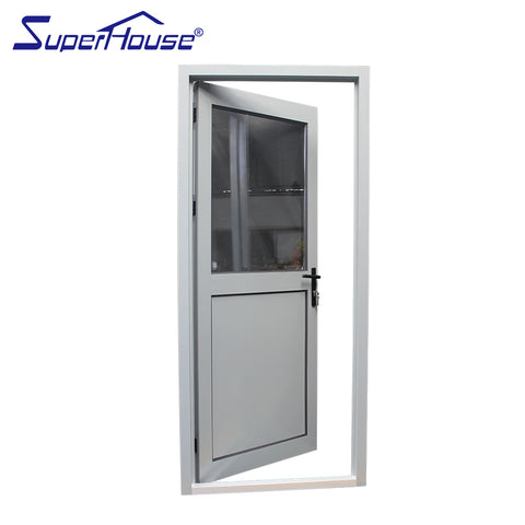 Superhouse Australia standard aluminum half glass french/casement door on China WDMA