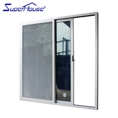 Superhouse NFRC Australia standard AS2047 aluminium frame bathroom sliding glass door on China WDMA