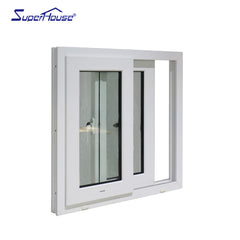 Superhouse cheap PVC vinyl sliding house window for sale based on australian standard on China WDMA