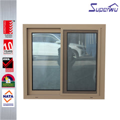 Superwu 12mm aluminium frame sliding glass window sliding and swing window myanmar aluminum sliding window on China WDMA