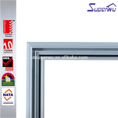 Superwu soundproof aluminium folding glass door price with Australian standards AS2047 on China WDMA