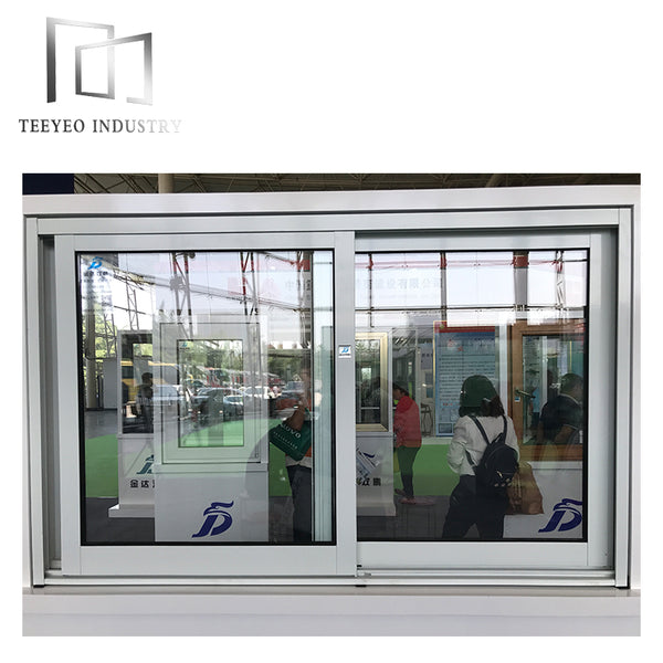 Teeyeo aluminium three track sliding window frames for sale