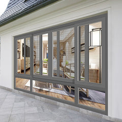 Tempered glass aluminium frame home windows new aluminium window designs in kerala on China WDMA