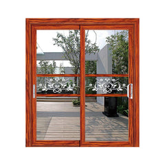 Thailand aluminum partition glass sliding mesh door with grill glass on China WDMA