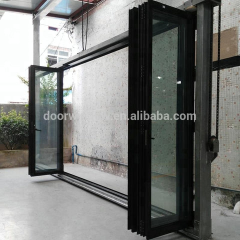 The newest bi-fold window with double glass glazing door hinge bi folding windows and doors on China WDMA