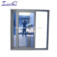 The newest half glass sliding door french restaurant entrance doors on China WDMA