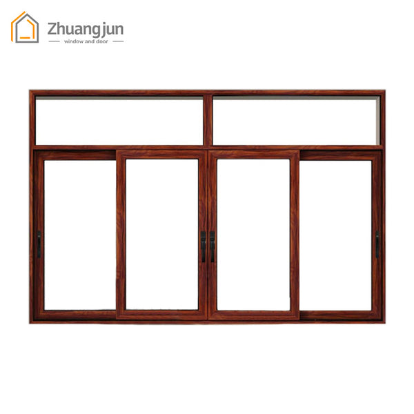 Thermal Break Aluminium Window Frame Double Glazed Tempered Glass Windows