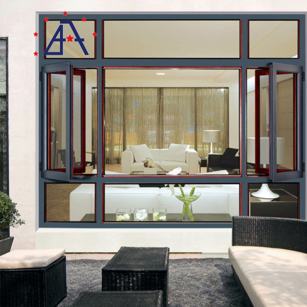 Thermal Break Aluminum Swing Sliding French Awning Tilt & Turn Fixed Double Hung Casement Window Door on China WDMA