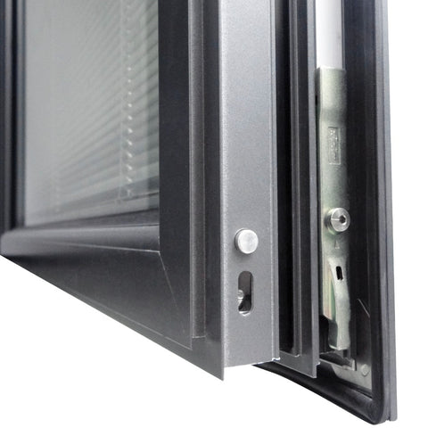 Thermal Break aluminum casement windows with built in blinds on China WDMA