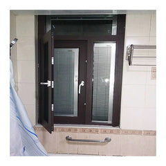 Thermal break casement security window tempering glass casement windows for nigeria on China WDMA