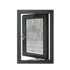 Thermal break double tempered glass casement window aluminum on China WDMA