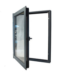 Thermal break double tempered glass casement window aluminum on China WDMA