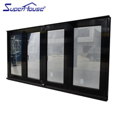 Thermal brokenly profile aluminium bifolding windows house window for sale on China WDMA