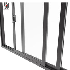 Three track three panels aluminum glass stacking sliding patio door on China WDMA