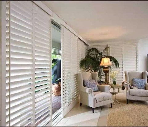 Tilt rod on the Edge Door plantation shutters 89mm louver Door shutters on China WDMA