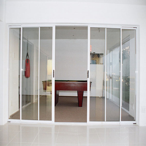 Top Window 96x80 Sliding Glass Door 3 Panel Sliding Patio Door Price Aluminum Door on China WDMA