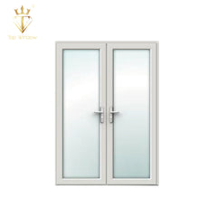 Top Window Aluminum big glass door with grilled designment aluminum patio french door security bar for french door on China WDMA