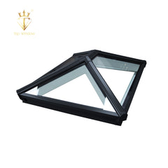 Top Window House Top Use Customized Thermal Break Circular Glass Double Glazed Aluminum Window Glass Skylight on China WDMA