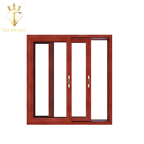 Top Window New design Economic Aluminum Double Glass Sliding Window and Door on China WDMA