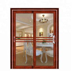 Top aluminum sliding design drawing room internal door with glass on China WDMA