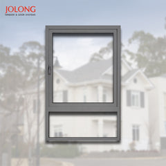 Top hung awning outward temper glass casement aluminium alloy double glaze glass window on China WDMA