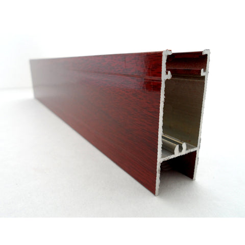 Top selling best price wood grain aluminium window door extrusion profile for home on China WDMA