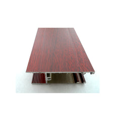 Top selling best price wood grain aluminium window door extrusion profile for home on China WDMA