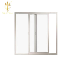 Topwindow Australia Russia Hurricane Impact French Casement Sliding Glaze Openable Windows UPVC PVC Double slide window on China WDMA