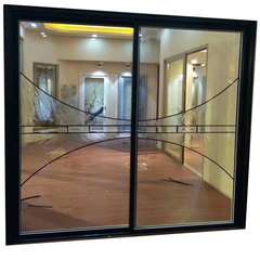 Toughened glass modern house design sliding door glass on China WDMA