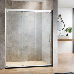 Triple Glass Partition Caravan Plastic 3 Doors Used 3 Panel Sliding Shower Door on China WDMA