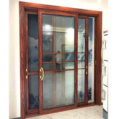 Triple tracks double glazed 3 panel sliding patio door price on China WDMA