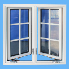 Two metal window leaf frame aluminum casement window with Australian standards AS2208 on China WDMA