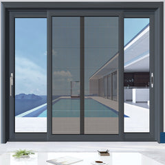 Industrial Sliding Door High Quality Double Glazing Frameless Sliding Glass Door System Rails  Automatic Sliding Door