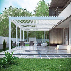 Best Modern Better Homes And Gardens Merit moor Aluminum Louvered Roof Pergola Kits Aluminum Pergola