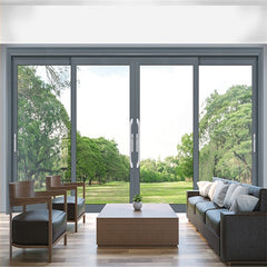 Three Panel Sliding Glass Door Outdoor Double Glazed Terrace Sliding Door Design Mosquito Net Sliding Screen Door