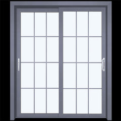 Aluminum Sliding Door Thailand Hurricane Impact Slat Sliding Door  With Good Performance System Air Tight Sliding Door