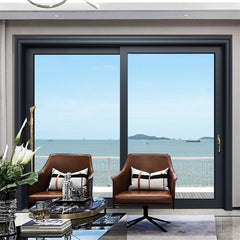 Aluminum Folding Sliding Doors  Extreme Narrow Edge Aluminum Clad Sliding Doors Double Tracks Aluminum Marine Sliding Door