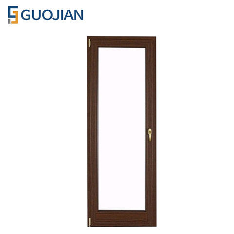 UPVC Bathroom Door Double Glass Swing Casement French UPVC Glass Door on China WDMA