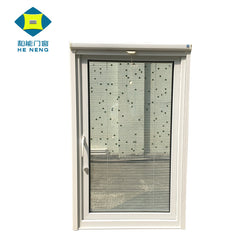 UPVC Double Glass Casement Window With Blinds Inside on China WDMA