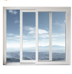 UPVC Large Laminated Glass Sliding Windows Hurricane Impact PVC UPVC Vinyl Casement Windows on China WDMA