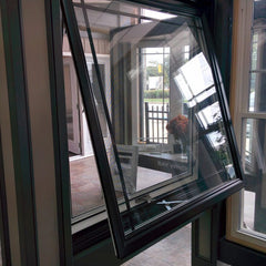 US Certificated Aluminum Frame Hinged Windows/Aluminum Double Panels Swing Window on China WDMA