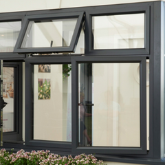 US Certificated Aluminum Frame Hinged Windows/Aluminum Double Panels Swing Window on China WDMA