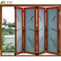 US certified and Australia certified aluminium bi folding patio doors on China WDMA