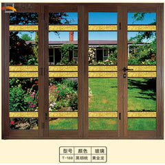 US certified and Australia certified aluminium bi folding patio doors on China WDMA